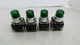 Allen Bradley 800T-PT16 Green Pushbutton Lot of 4