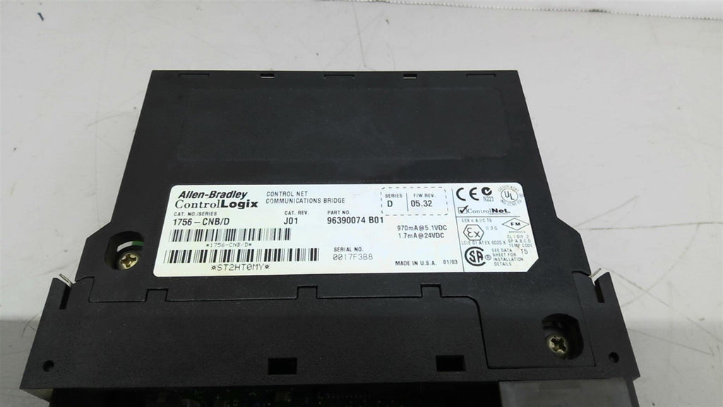 Allen-Bradley 1756-CNB/D Control Net Communications Bridge 1.7mA