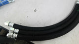 Parker 201-12 Hydraulic Hose Lot Of 6 3000PSI