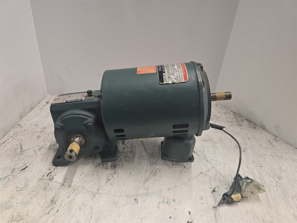 Reliance A77W8190M-SM .33HP AC Gear Motor 30:1 Ratio 3PH 230/460V