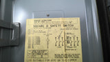 Square D HU36IAWK Safety Switch 30 Amp 600 Volts Type 3 3R 12