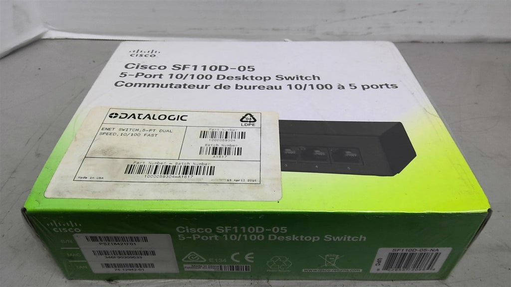 Cisco SF110D-05 5-Port Desktop Switch