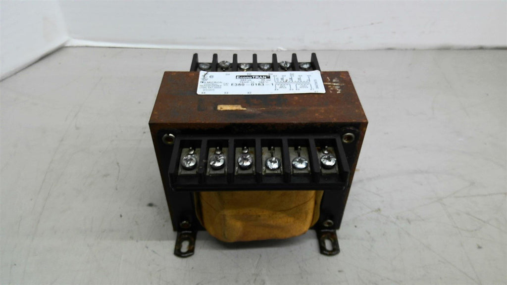 Micron Ecotran E380-0183-1 Control Transformer 380 VA PRI 460v SEC 120V
