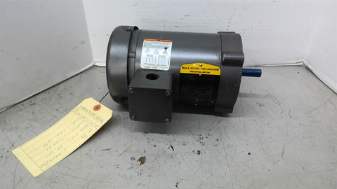 Baldor VM3542 .75HP AC Motor 1800RPM 4P 3 phase 56C 208-230/460V TEFC 60HZ