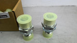 Parker 6 WFTX-WLN-S Bulkhead Male Connector Lot of 5