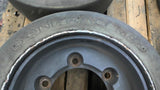 Unitrac 21X9X15 Solid Cuchion Forklift Wheel And Tires 6X9.25 Bolt Pattern