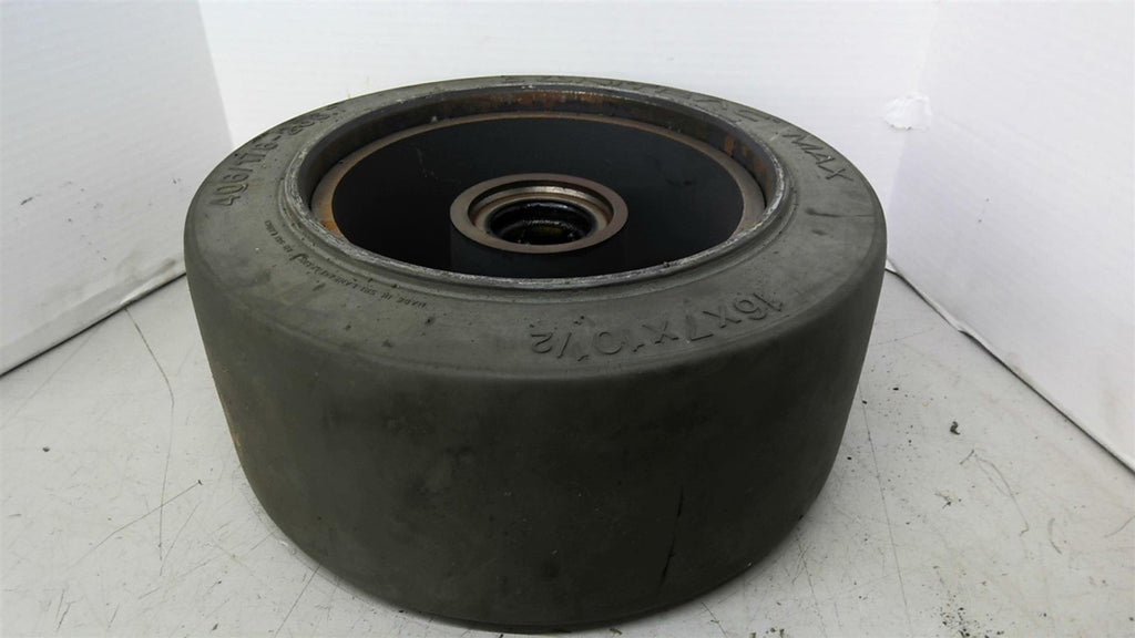 Unitrac 16X7X10.5 Solid Cushion Forklift Wheel And Tires Bearing