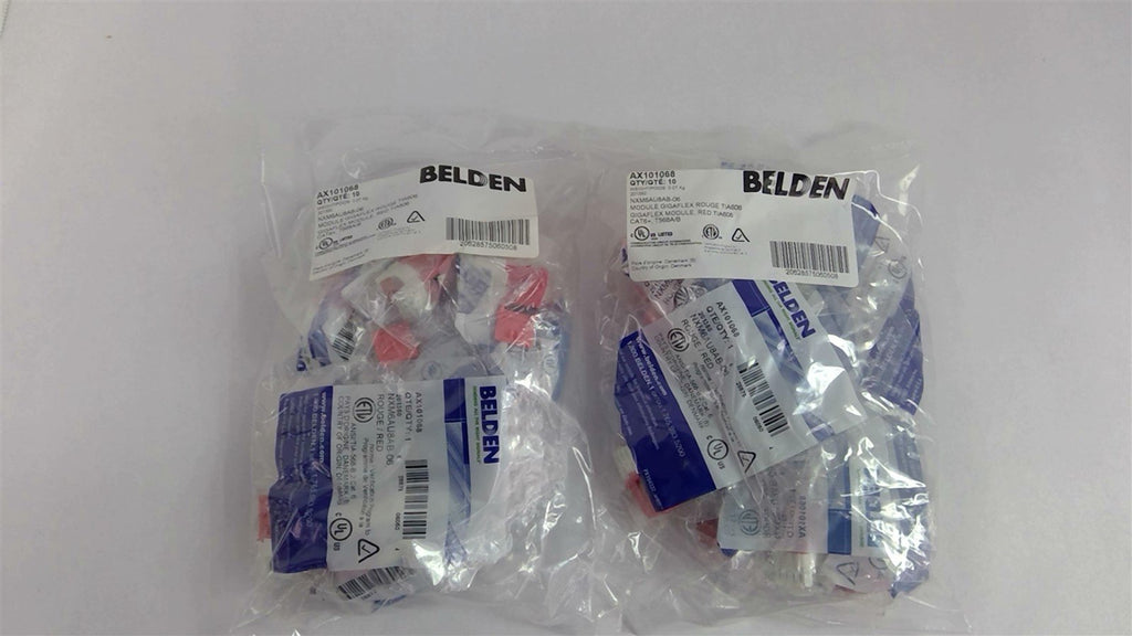 Belden AX101068 Gigaflex Module Rouge/TIA606 Lot Of 20