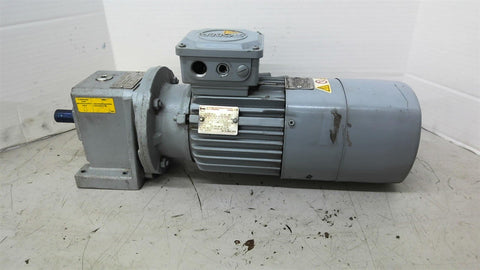 Stober B21R80G4 AC GearMotor with Brake 0.75 KW 480 Volts
