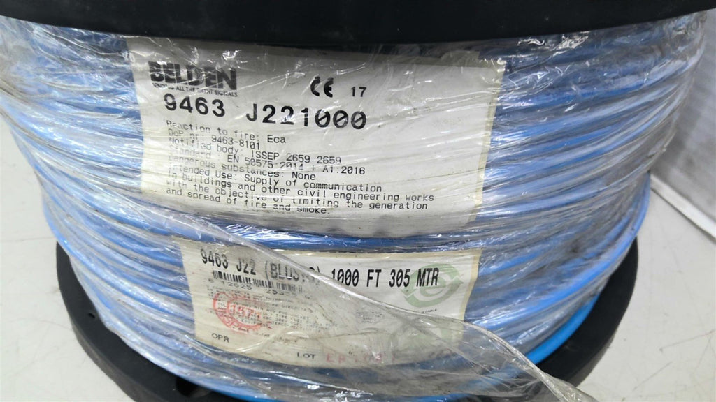 Belden 9463 J221000 Communication Cable 1000 FT 305 MTR 20/2C
