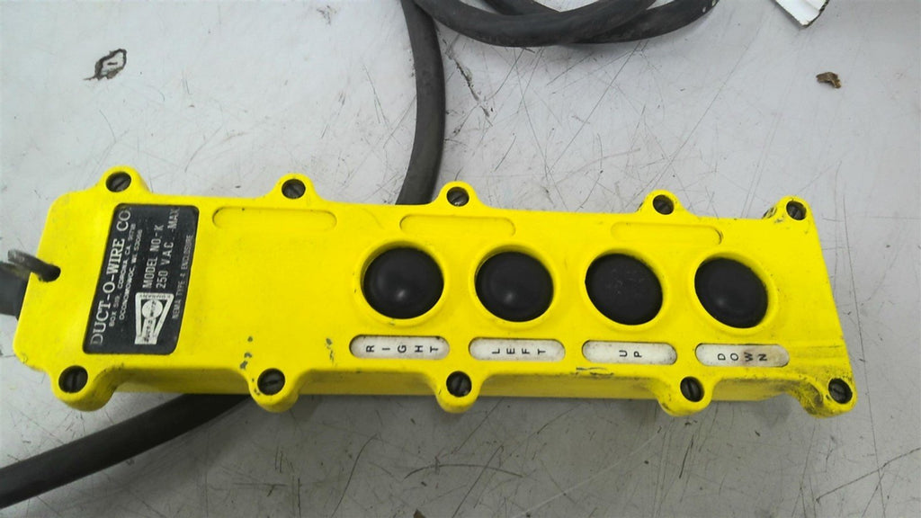 Duct-O-Wire K Pushbutton Station 250VAC Type 4