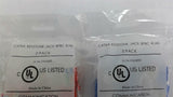 CAT6A Keystone Jack 8P8C RJ45 Lot of 42