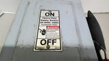 Siemens HF361N 600v 30amp Fusible Safety Switch Type 1