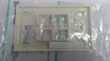 Panduit NK4FIWY Netkey 4 Position Faceplate C Lot of 9