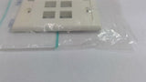 Panduit NK4FIWY Netkey 4 Position Faceplate C Lot of 9