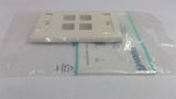 Panduit NK4FIWY Netkey 4 Position Faceplate C Lot of 9
