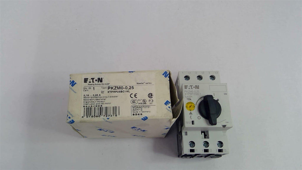 Eaton PKZM0-0.25 Motor Protective Circuit Breaker 0.25 Amp