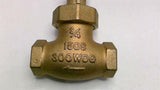 Kitz AK150D Bronze Threaded Valve No.9 150S 300WOG 3/4"