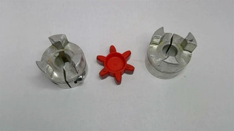 Rotex 19/24 Jaw Couplings With Red Spider Insert 14mm