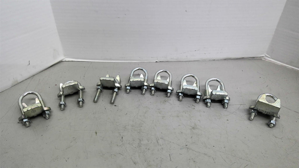 Steel City 3/4" Clamps Lot of 8