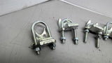 Steel City 3/4" Clamps Lot of 8