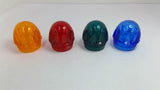 Indicator Light Cap Lot of 4 Orange, Blue, Red, Green