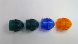 Indicator Light Cap Lot of 4-2 Green 1 Blue 1 Orange