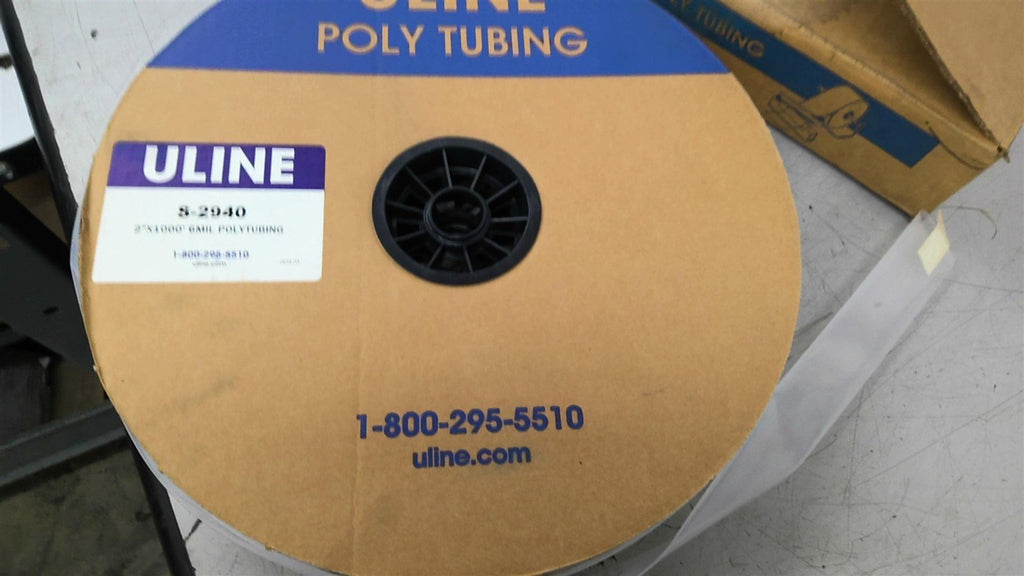 Uline S-2940 2"X1000' 6Mil PolyTubing