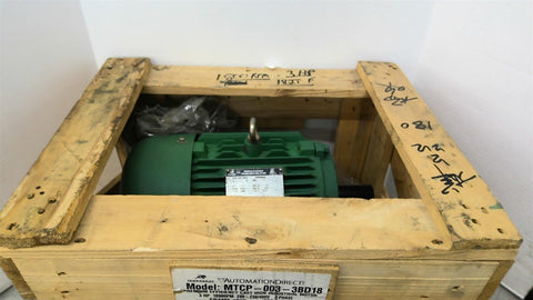 Ironhorse MTCP--003-3BD18 3HP AC Motor 1800RPM 4P 3 Phase 182T 208-230/460V