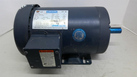 Leeson C145T17FB60D 2hp AC Motor 1800RPM 4P 3PH 145T 208-230/460V TEFC 60HZ