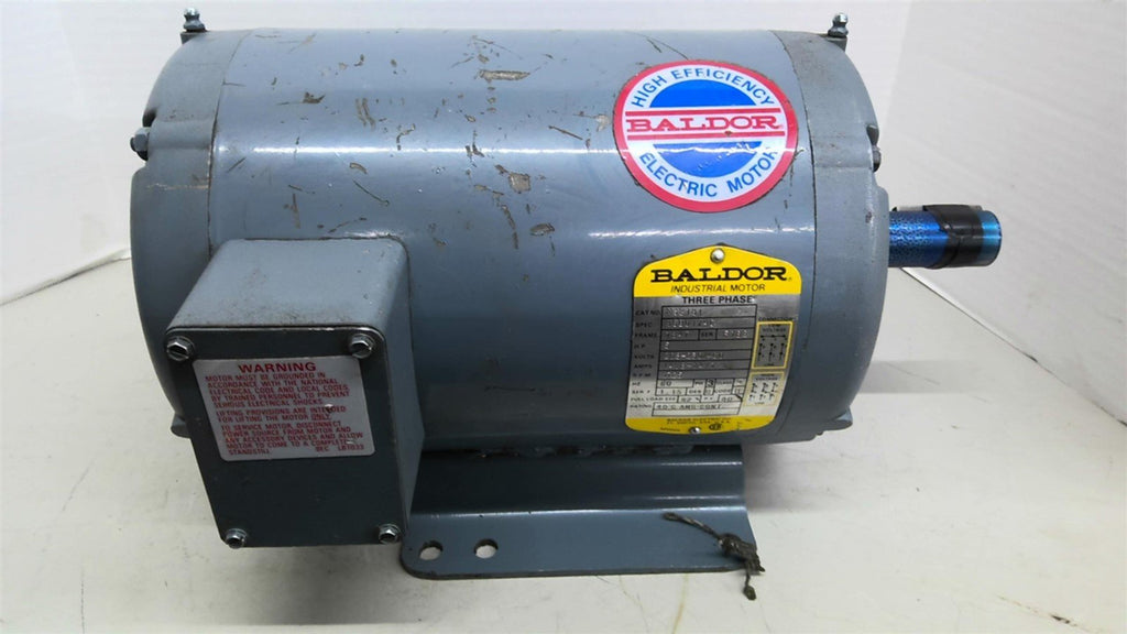 Baldor M3218T 5hp AC Motor 1800rpm 4p 3ph 184T 208-230/460v 60hz