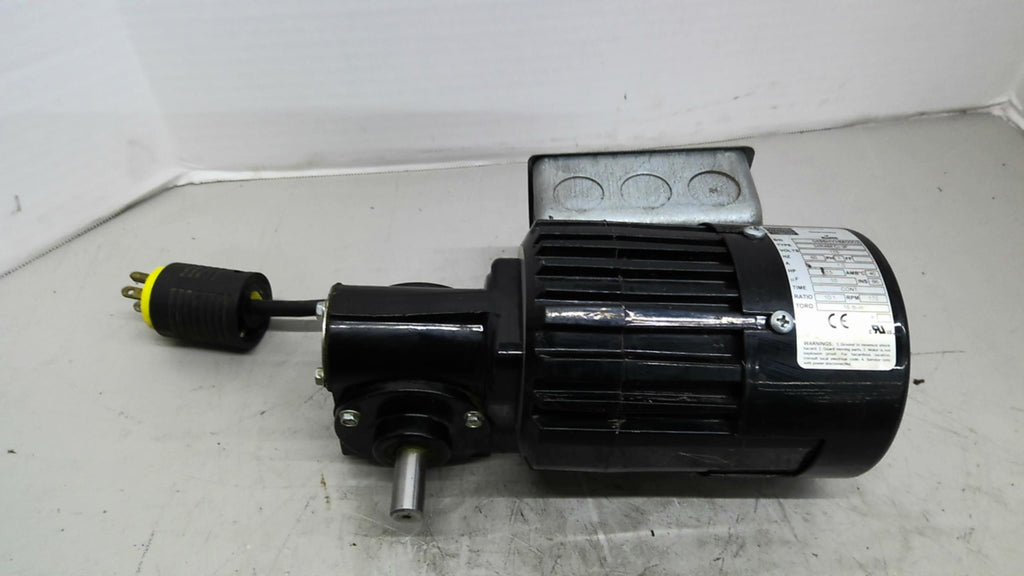 Bodine 34R4BFCI-3F 1/15hp Gearmotor 115v 10:1 Ratio 170RPM
