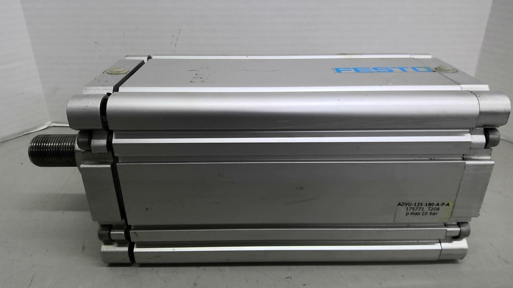 Festo ADVU-125-180-A-P-A Pneumatic Cylinder 10 Bar