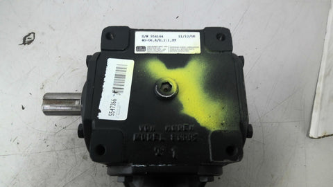 Von Ruden 954144 2:1 Ratio Right Angle Gear Reducer