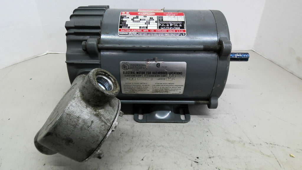 Dayton 6K034N 1/4HP AC Motor 1800RPM 4P Single Phase 56 115V 60HZ