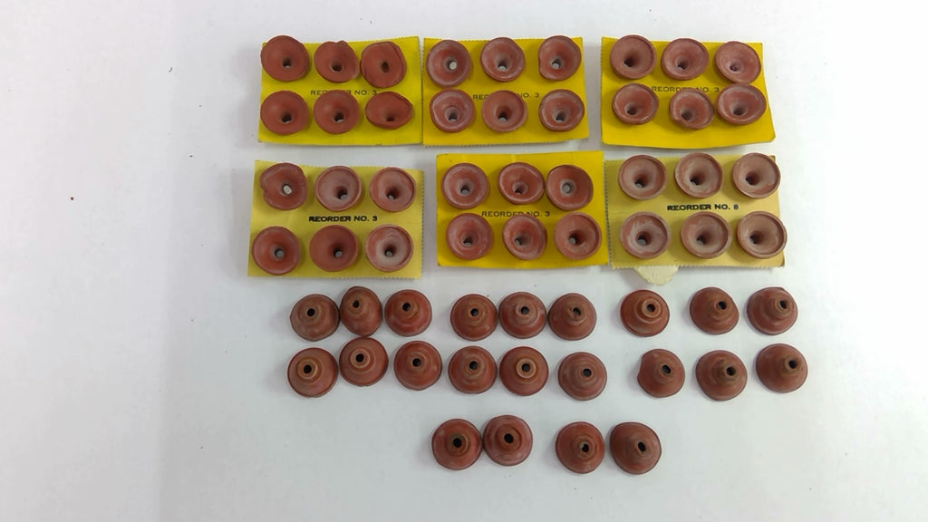 Red Silicone Vacuum Suckers Lot Of 58