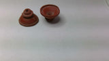 Red Silicone Vacuum Suckers Lot Of 58