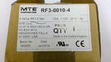 MTE RF3-0010-4 3-Wire RFI Filter 10A 480V 50/60HZ