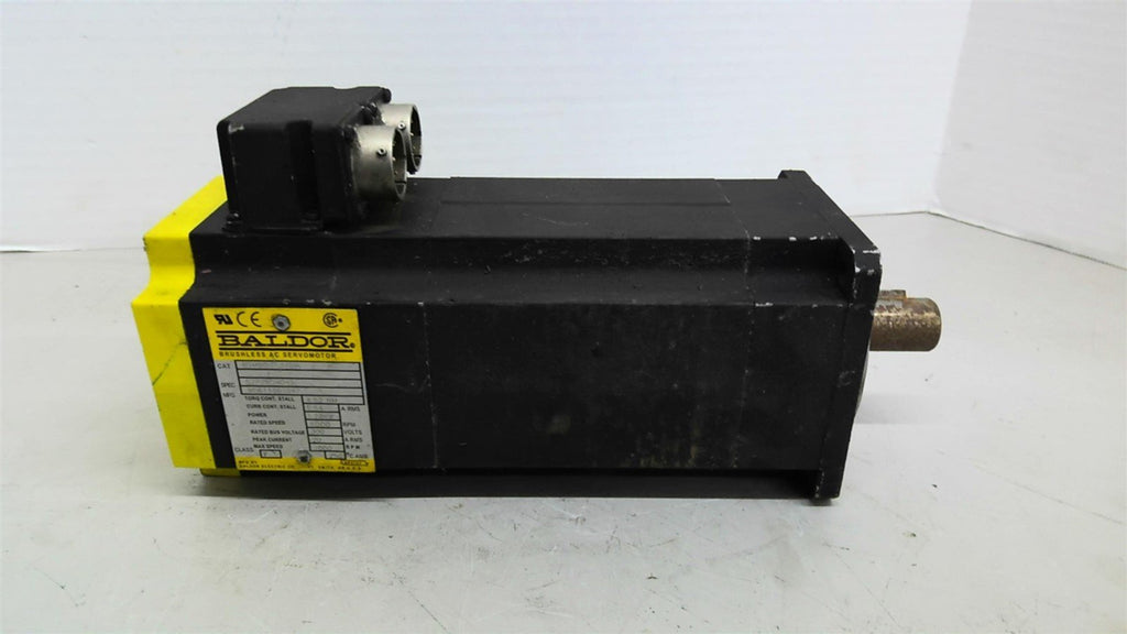 Baldor BSM80N-375IA 1.28kW 4000 RPM 300 Volts Servo Motor