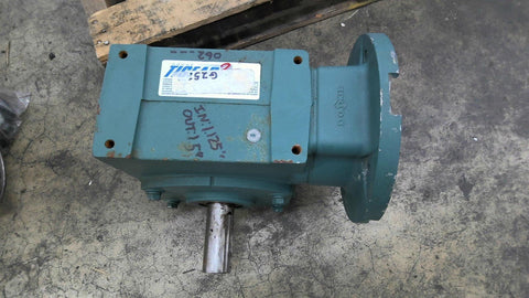 Dodge Tigear MR94634 15:1 Ratio Left Angle Gear Reducer 7.6 HP