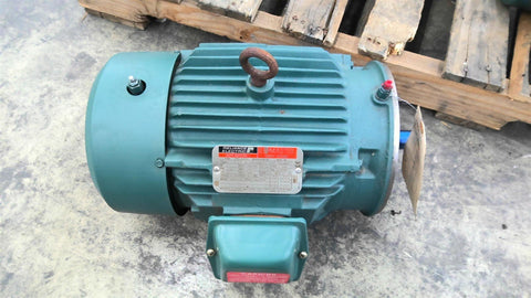 Reliance 13GP18388210G12RZ 3HP AC Motor 1800RPM 4P 3 Phase 182TC 230/460V