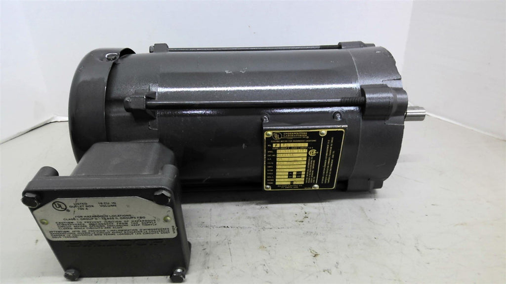 Baldor VM7010A 3/4hp AC Motor 1800rpm 4p 3ph 56C 208-230/460v 60hz
