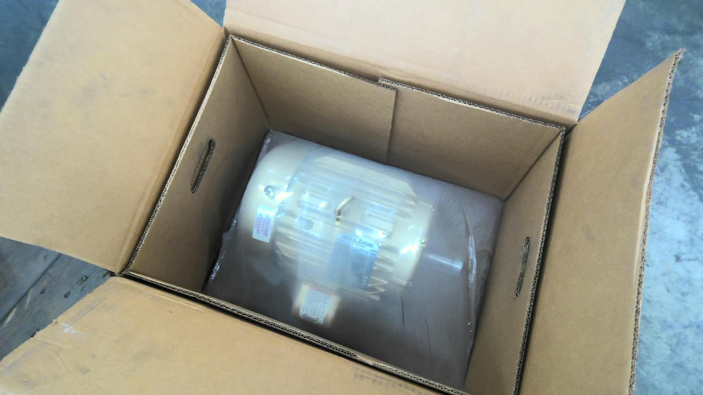Baldor EM3665T 5HP AC Motor 1800RPM 4P 3 Phase 184T 230/460V TEFC 60HZ