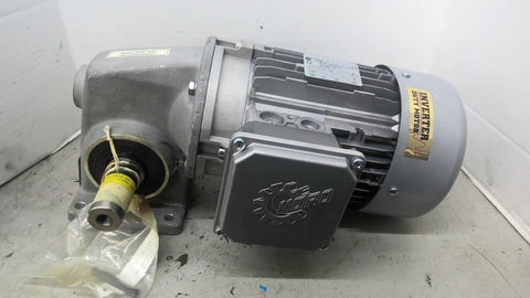 Nord SK 90L/4 2HP Gear Motor 166 RPM 10:1 Ratio 3 Phase 230/380-415V