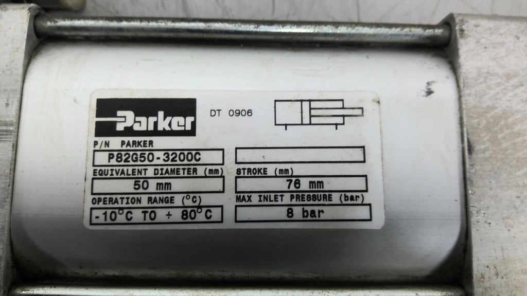 Parker P82G50-3200C Power Clamp 50mm x 76MM 8 Bar