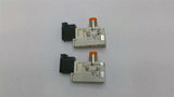 SMC VQZ115-5L0-N7-PRF Solenoid Valve Lot of 2