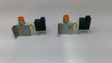 SMC VQZ115-5L0-N7-PRF Solenoid Valve Lot of 2