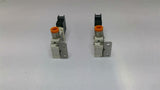 SMC VQZ115-5L0-N7-PRF Solenoid Valve Lot of 2