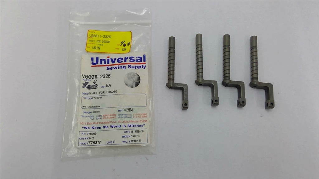 Universal Sewing Supply V00011-2326 Shaft For Ex5200 Lot of 4