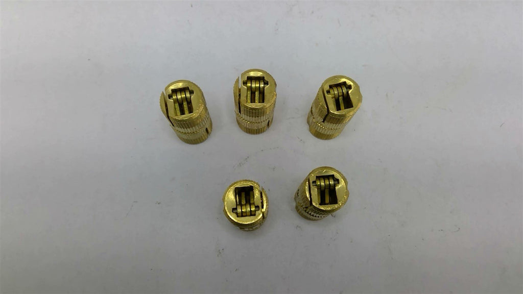 5/8"W X 1 5/6"L Barrel Hinge Lot of 5